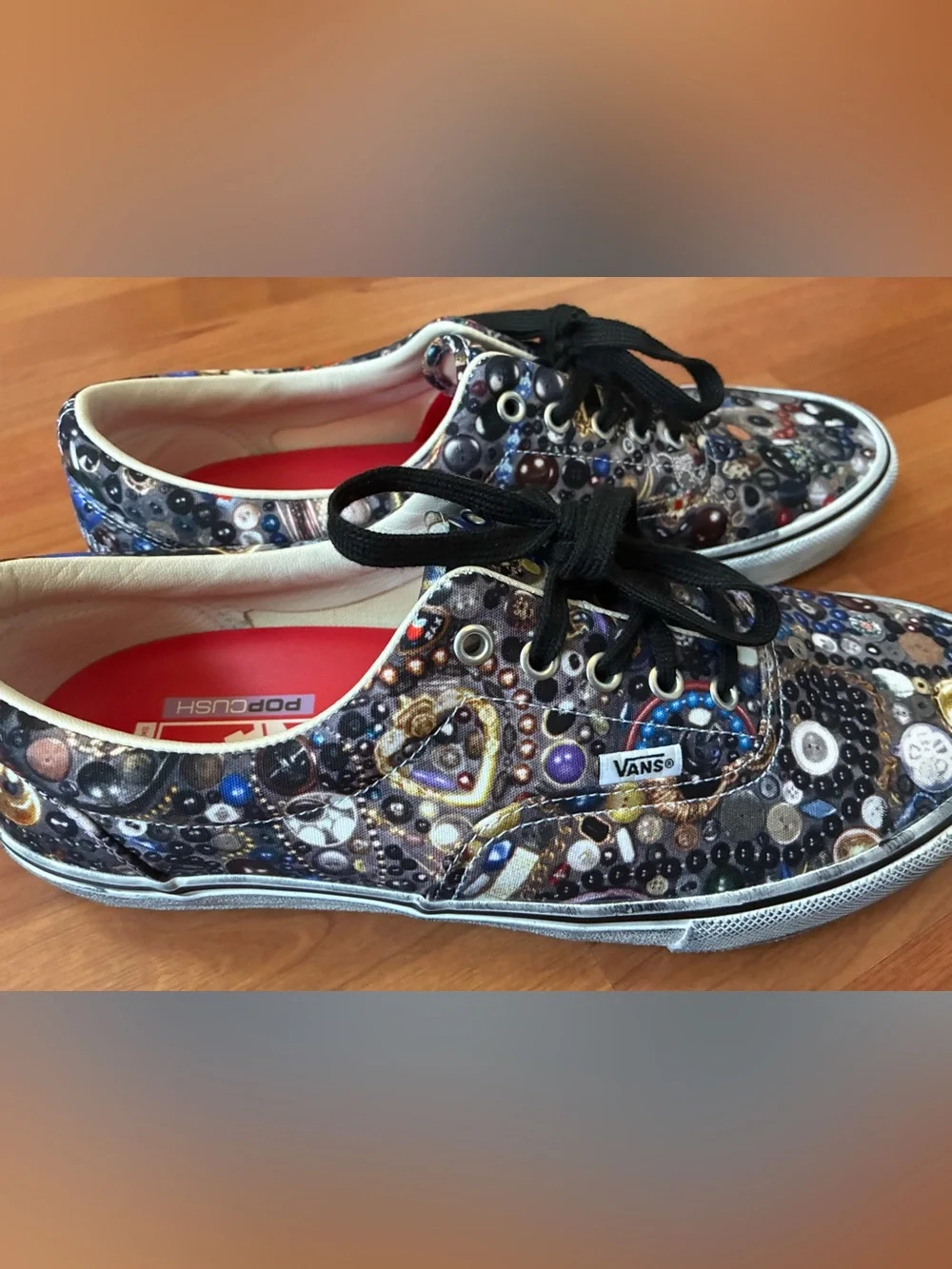 NEW Supreme x Mike Kelley x Vans Era 'Black' Sz 12